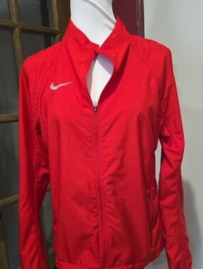Nike Women’s Bright Red Full-Zip Utility Jacket